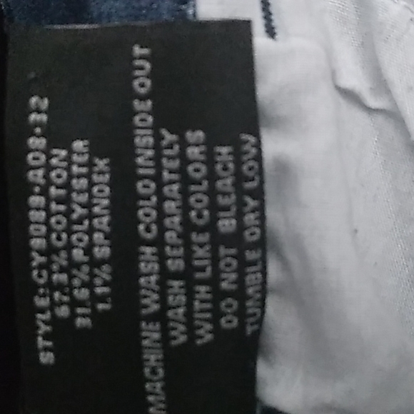 Denim overalls bibbed size large - Picture 9 of 11